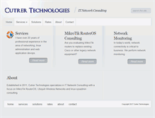 Tablet Screenshot of cutrertech.com